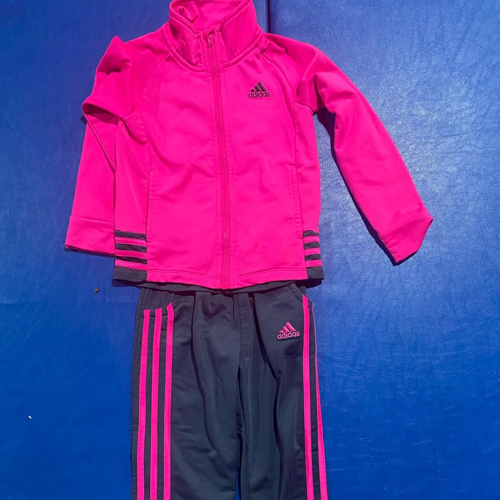 Adidas Girls Size 6 Outfit, EUC